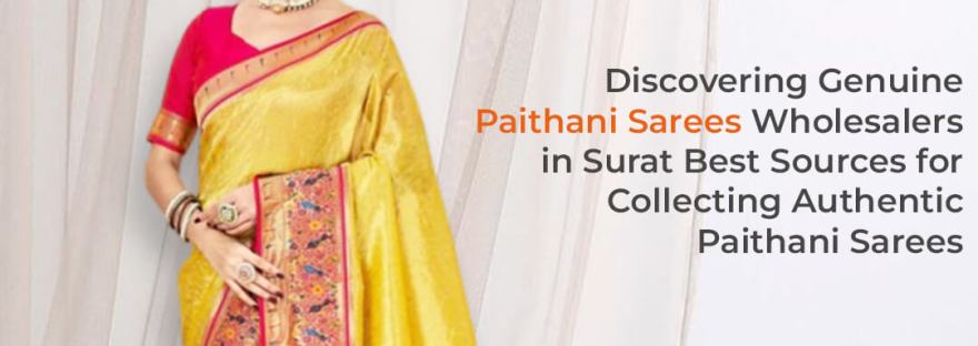 Paithani Sarees Wholesalers in Surat